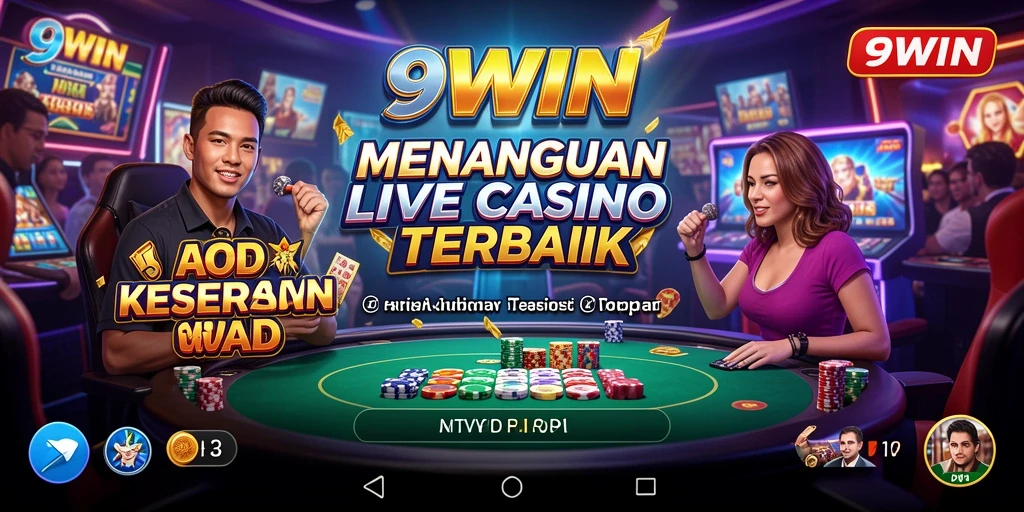 Tampilan gameplay Live Casino yang mendebarkan di 9WIN.