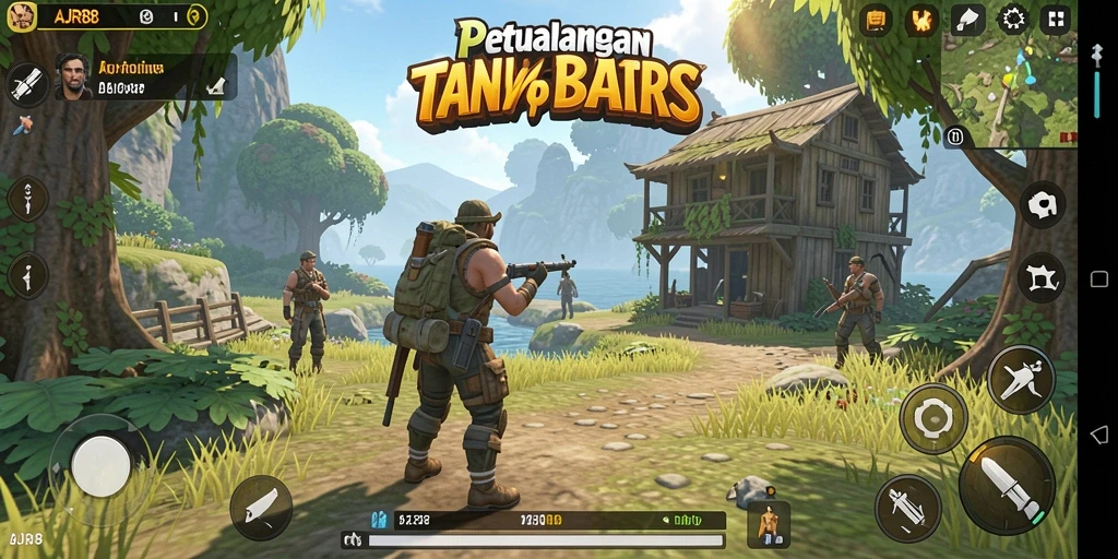 Gameplay mendebarkan di dunia terbuka AJR88.