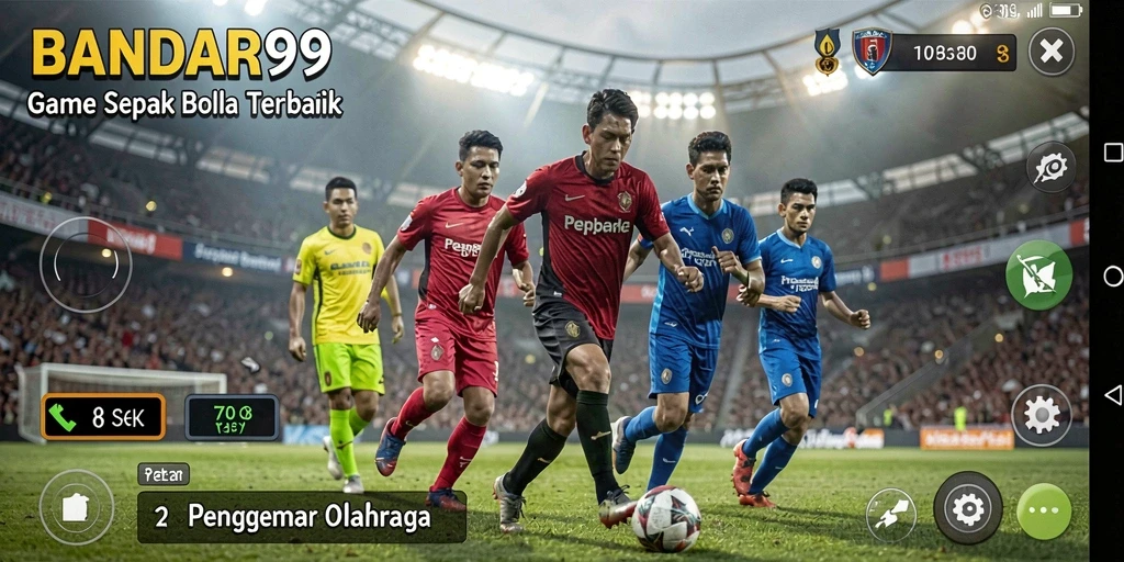 Tampilan utama BANDAR99 dengan aksi sepak bola yang mendebarkan.