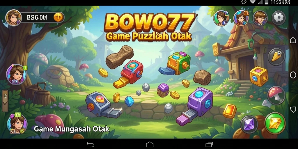 Tampilan gameplay BOWO77 yang menarik dalam menyelesaikan puzzle.