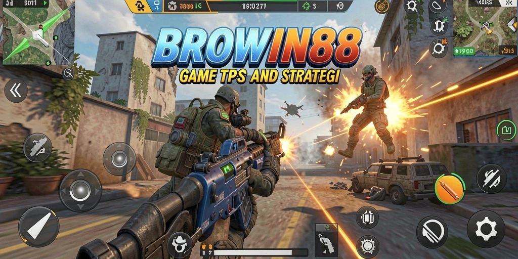 Tampilan menarik dari gameplay seru BROWIN88 di TPS.