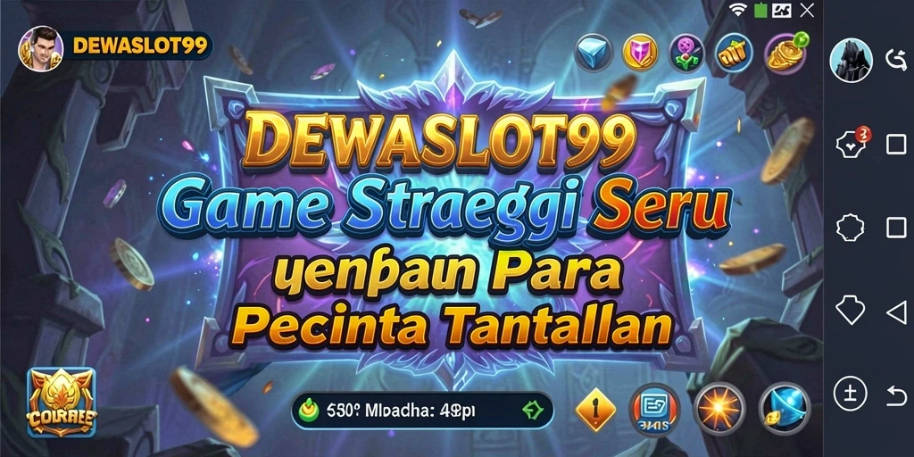Tampilan gameplay seru dan strategi dalam DEWASLOT99.