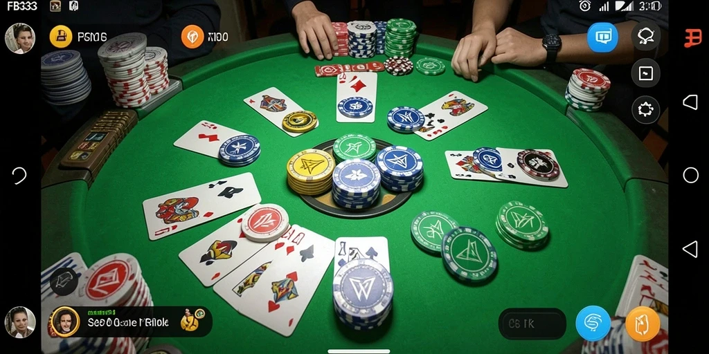 Tampilan gameplay seru dalam game Gaple FB333.