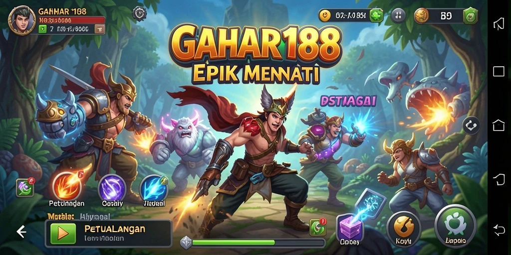 Tampilan gameplay menakjubkan dari GAHAR188 yang penuh petualangan.