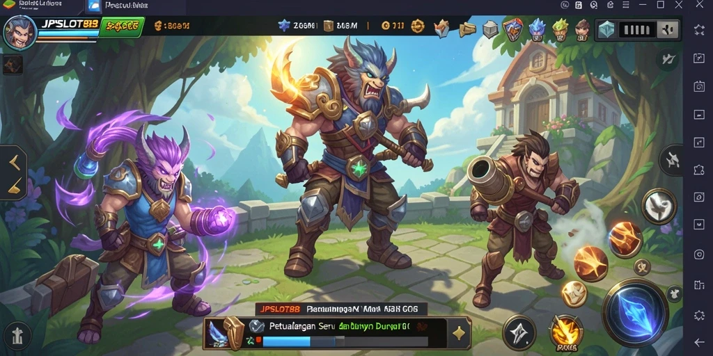 Gameplay RPG JPSLOT88 yang mendebarkan dan penuh petualangan.